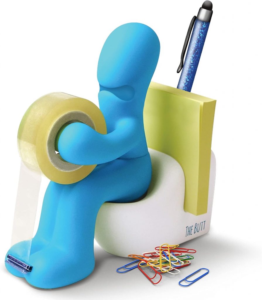 Affordable butt-shaped tape dispenser for white elephant gifts