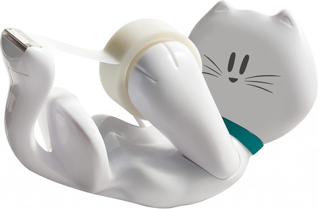 Minimalist design cat tape dispenser, alternate style